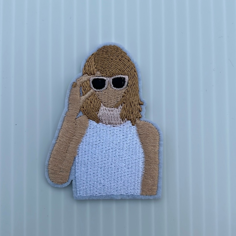 Taylor Swift Pop Singer 1989 Sunglasses iron on embroidered patch